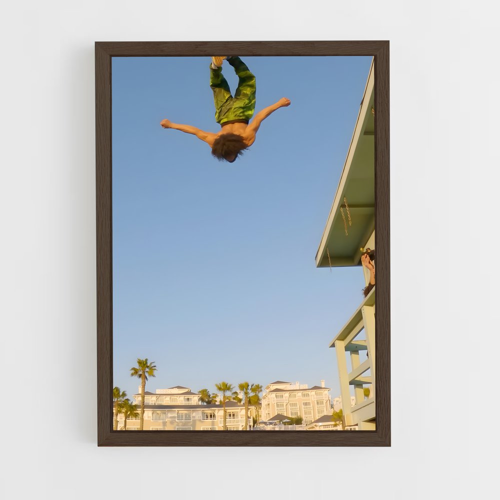 Poster Saut Éblouissant – affiche Parkour et freerun (vue 5)